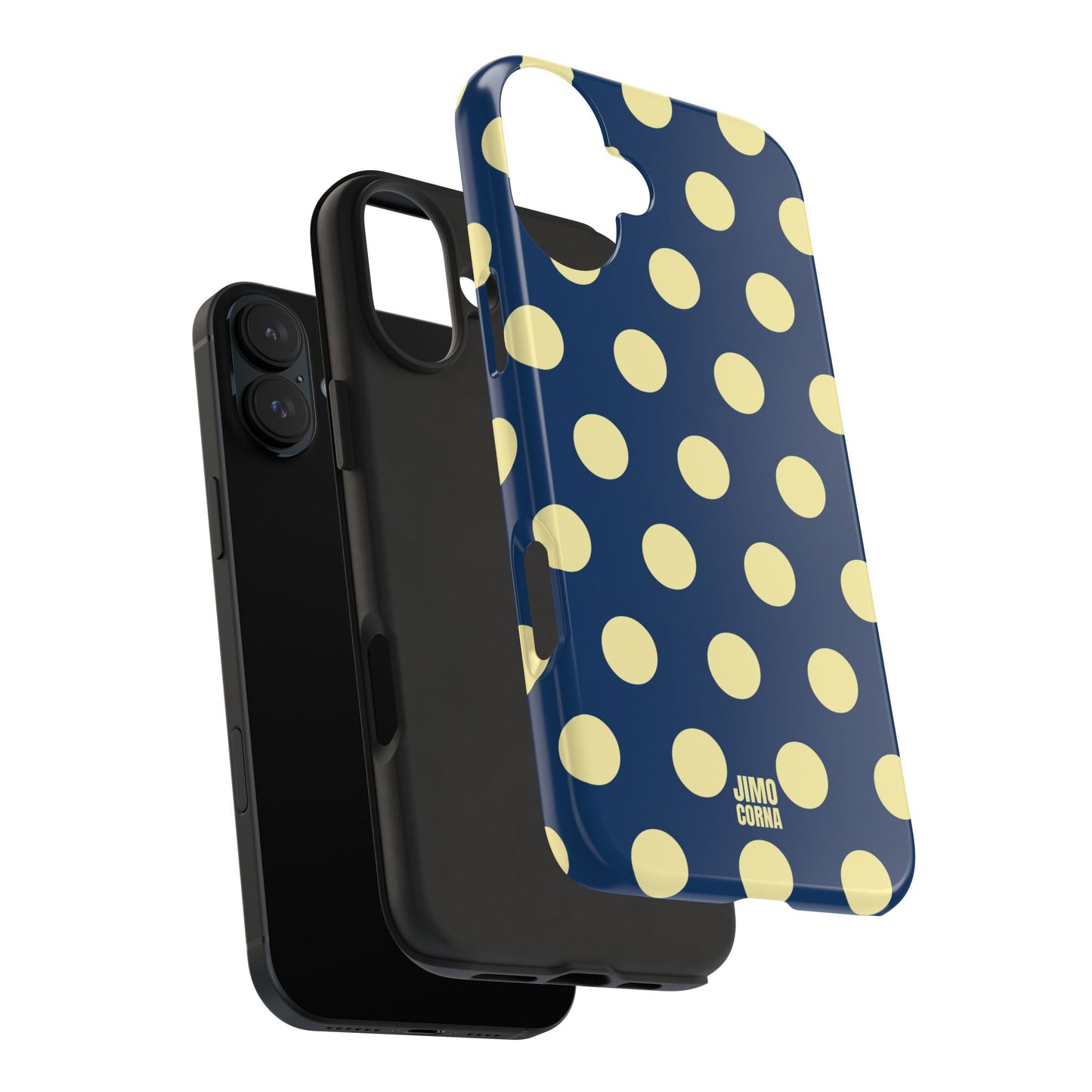 Big Polka Dot | Blue and Cream