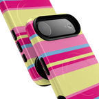 Lemonberry Stripe MagSafe iPhone Case