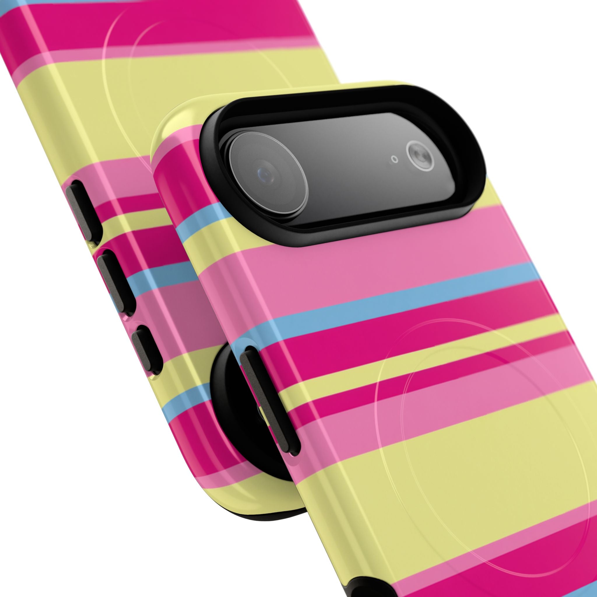 Lemonberry Stripe MagSafe iPhone Case
