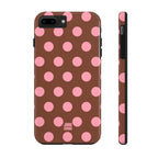 Big Polka Dot | Brown and Pink
