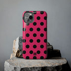 Big Polka Dot | Hot Pink and Black