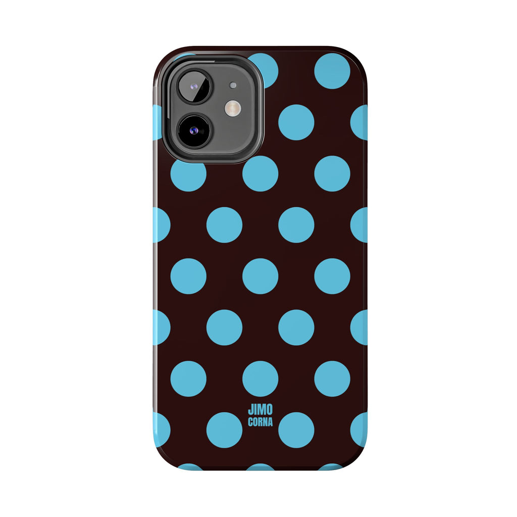 Big Polka Dot | Brown and Blue