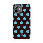 Big Polka Dot | Brown and Blue