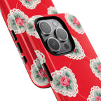 Rosy Lace MagSafe iPhone Case