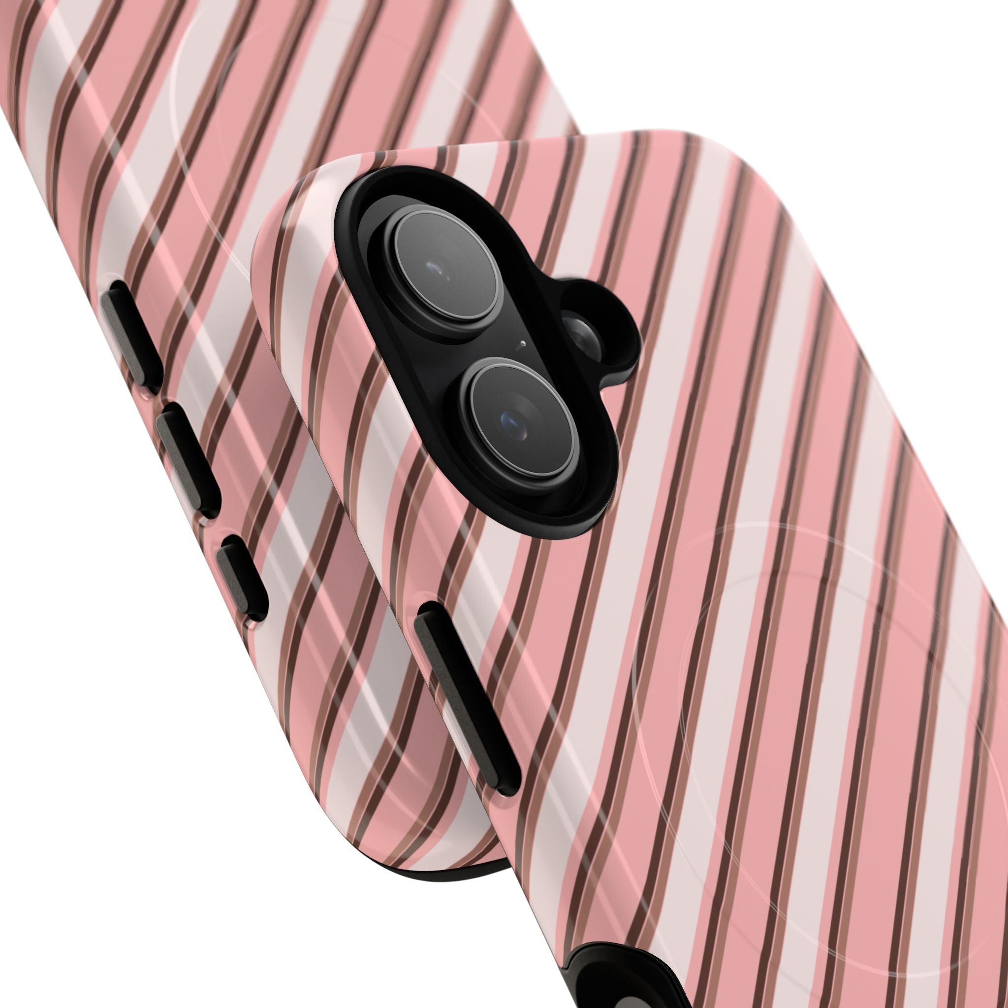 Angelina Stripes | Pink - MagSafe iPhone Case