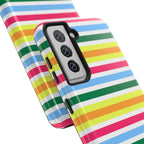 Rainbow Sorbet Stripe Samsung Galaxy Case