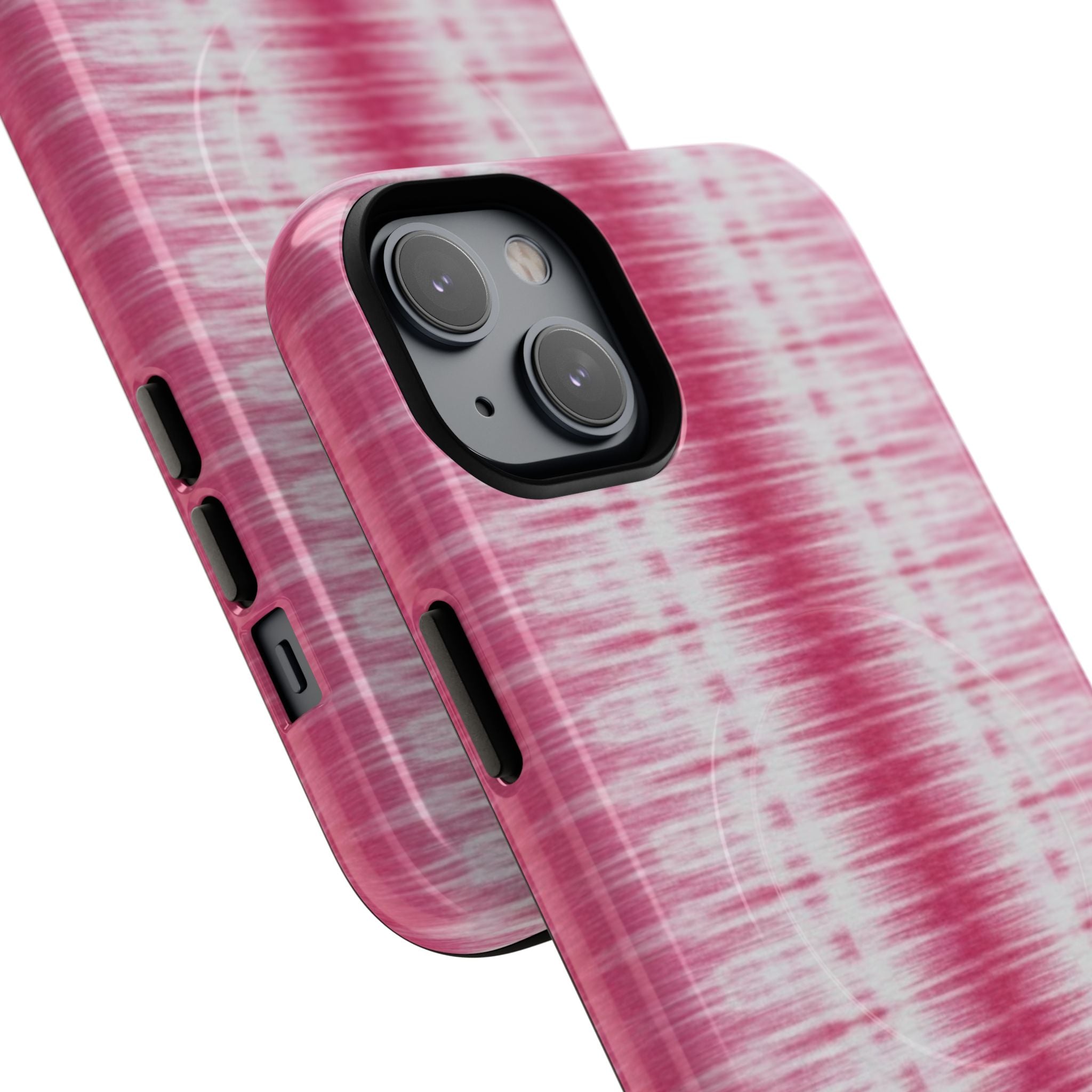 Pink Woven Texture MagSafe iPhone Case