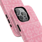 Holiday Knit | Pink MagSafe iPhone Case