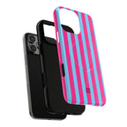 Bold Stripes MagSafe iPhone Case | Cotton Candy