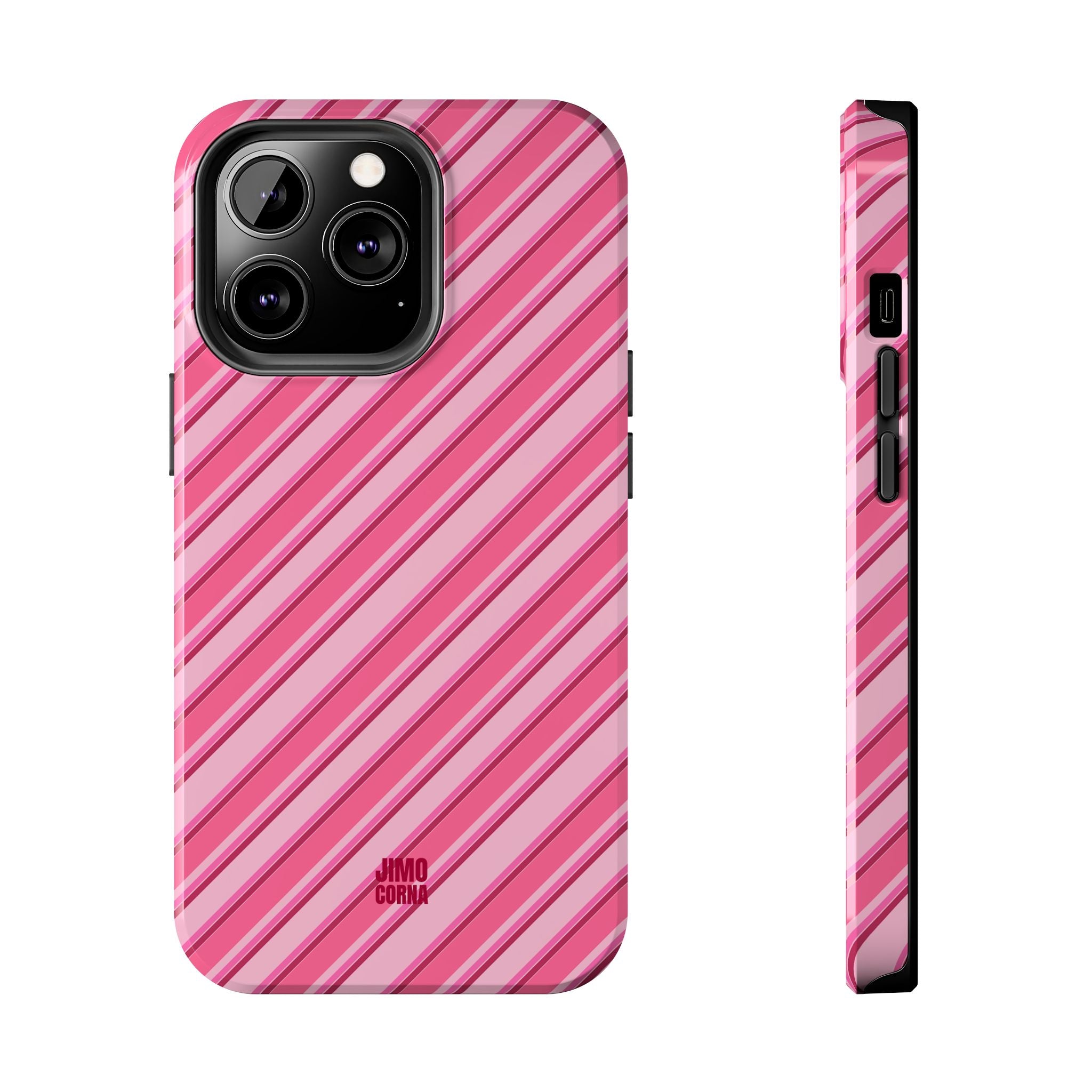 Angelina Stripes | Hot Pink - iPhone Case