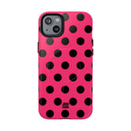 Big Polka Dot | Hot Pink and Black