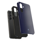 Navy Blue Soft Striped