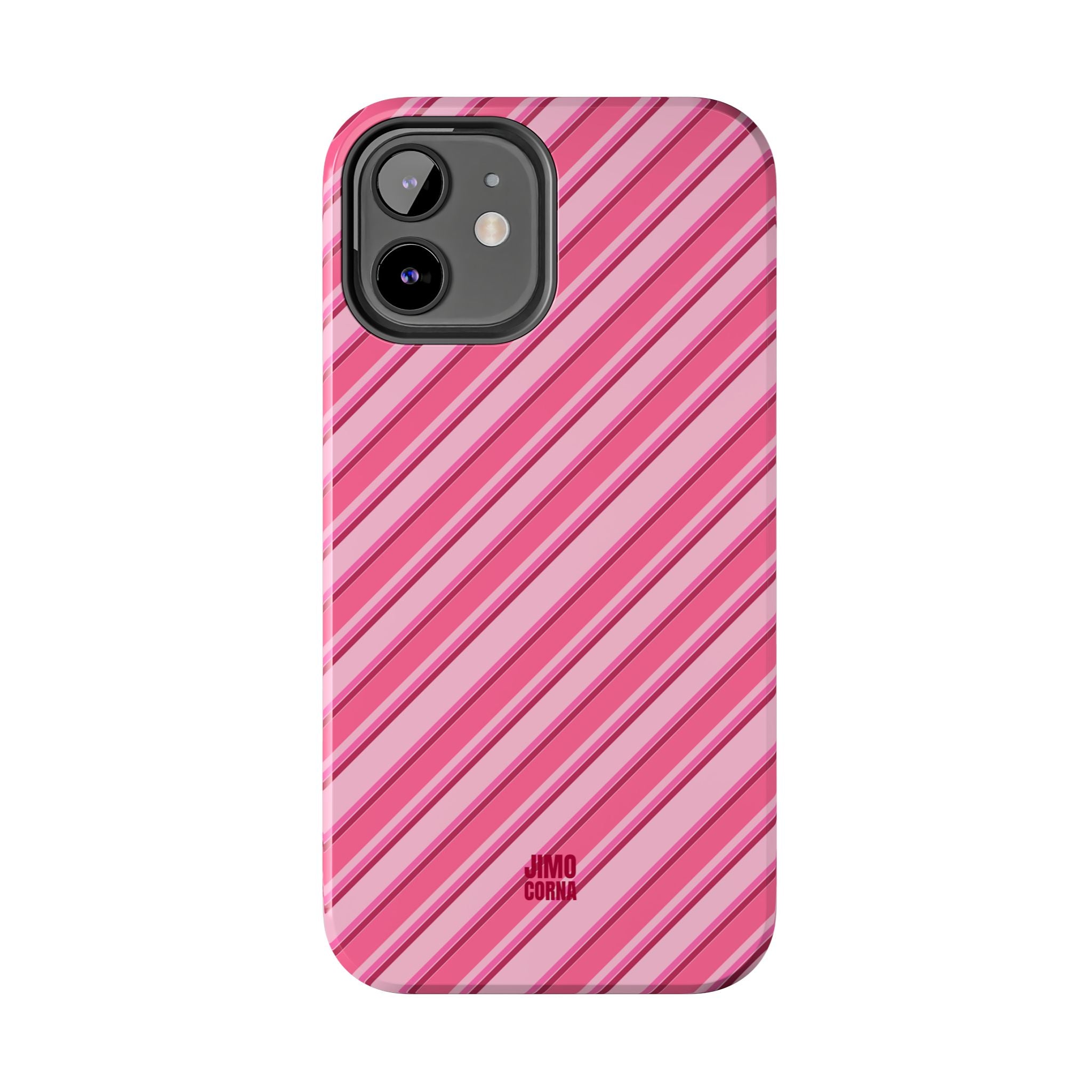Angelina Stripes | Hot Pink - iPhone Case