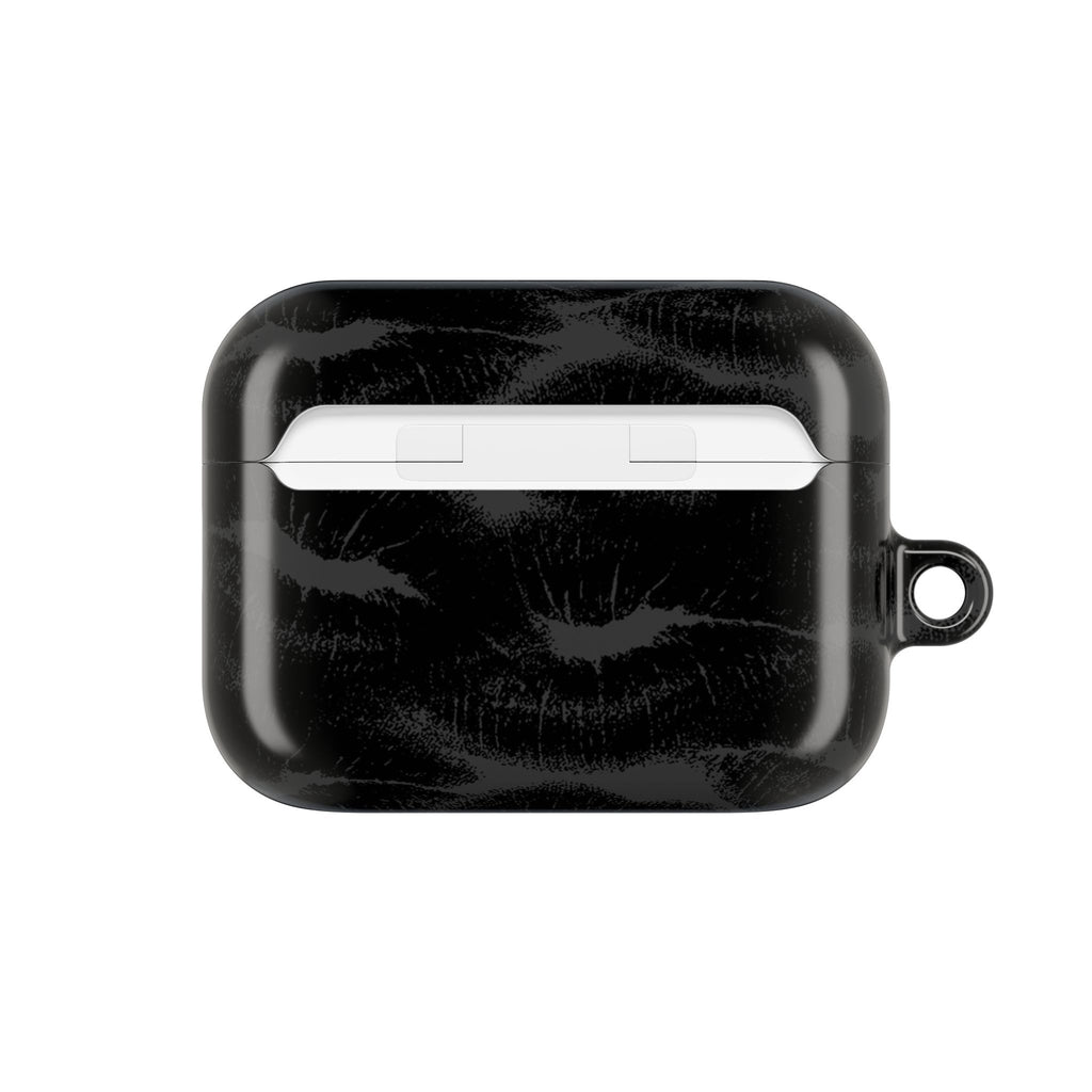 Black Lipstick Kisses AirPods Case