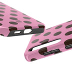 Big Polka Dot | Pink and Black