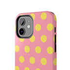Big Polka Dot | Pink and Yellow