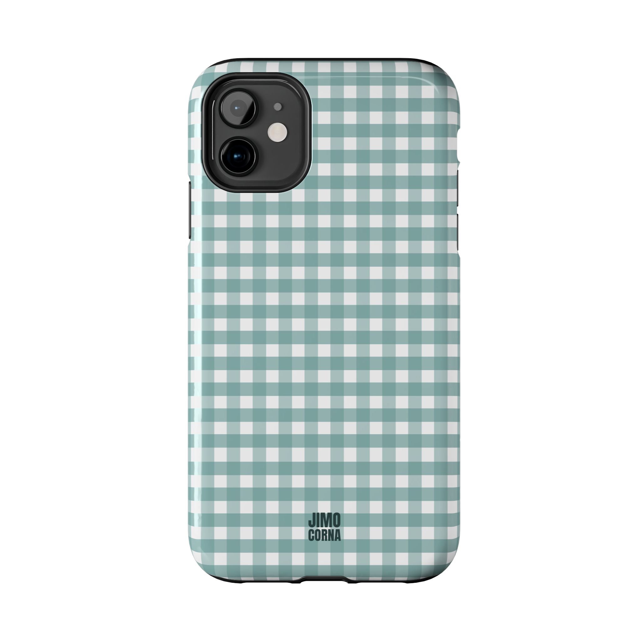 Farm Gingham iPhone Case | Blue