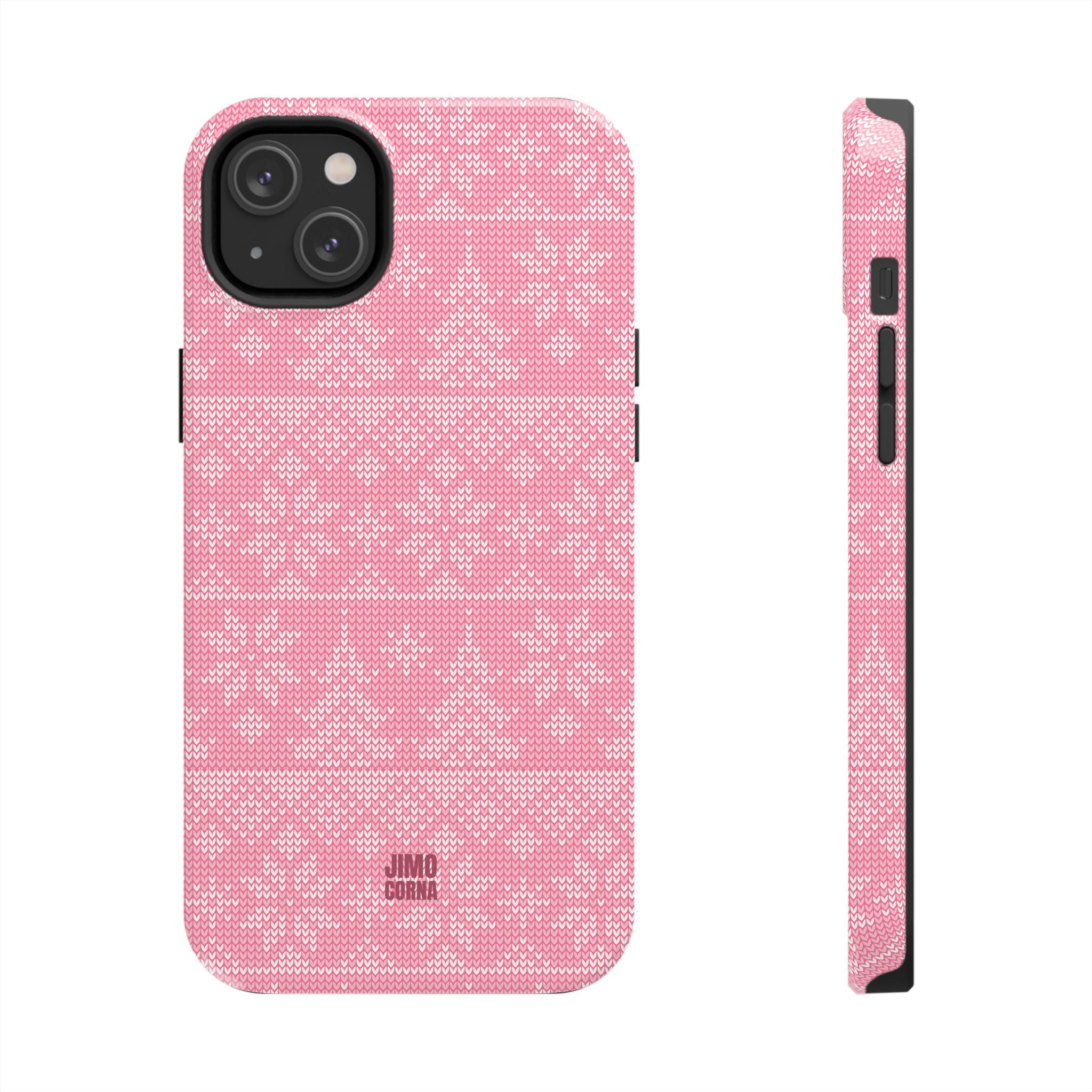 Holiday Knit | Pink iPhone Case