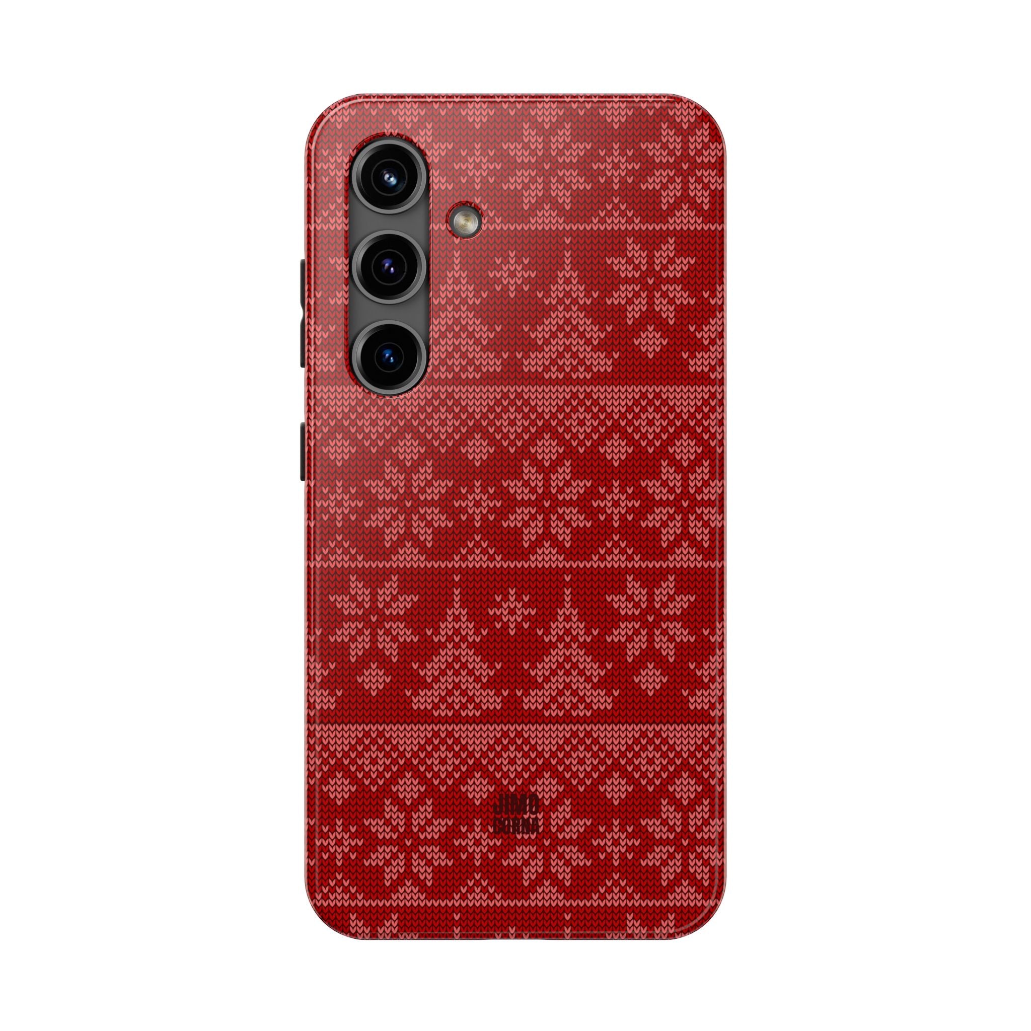 Holiday Knit | Red Samsung Galaxy Case