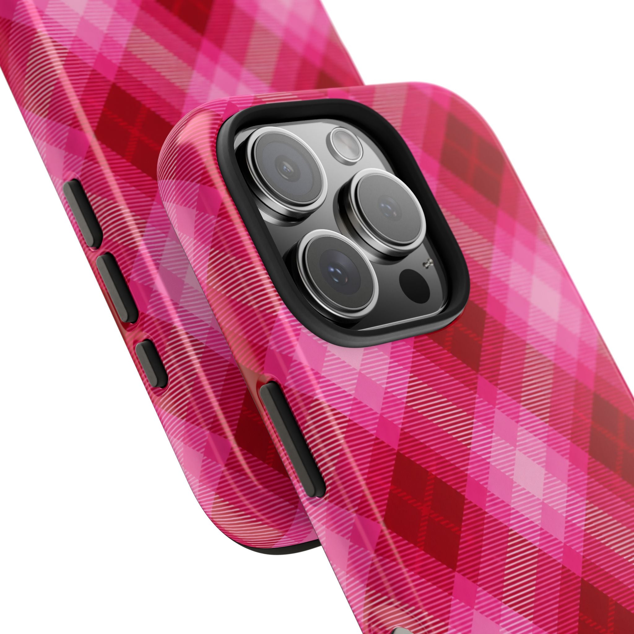 Pink Picnic Plaid iPhone Case