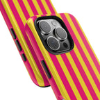 Pink and Yellow Bold Stripes