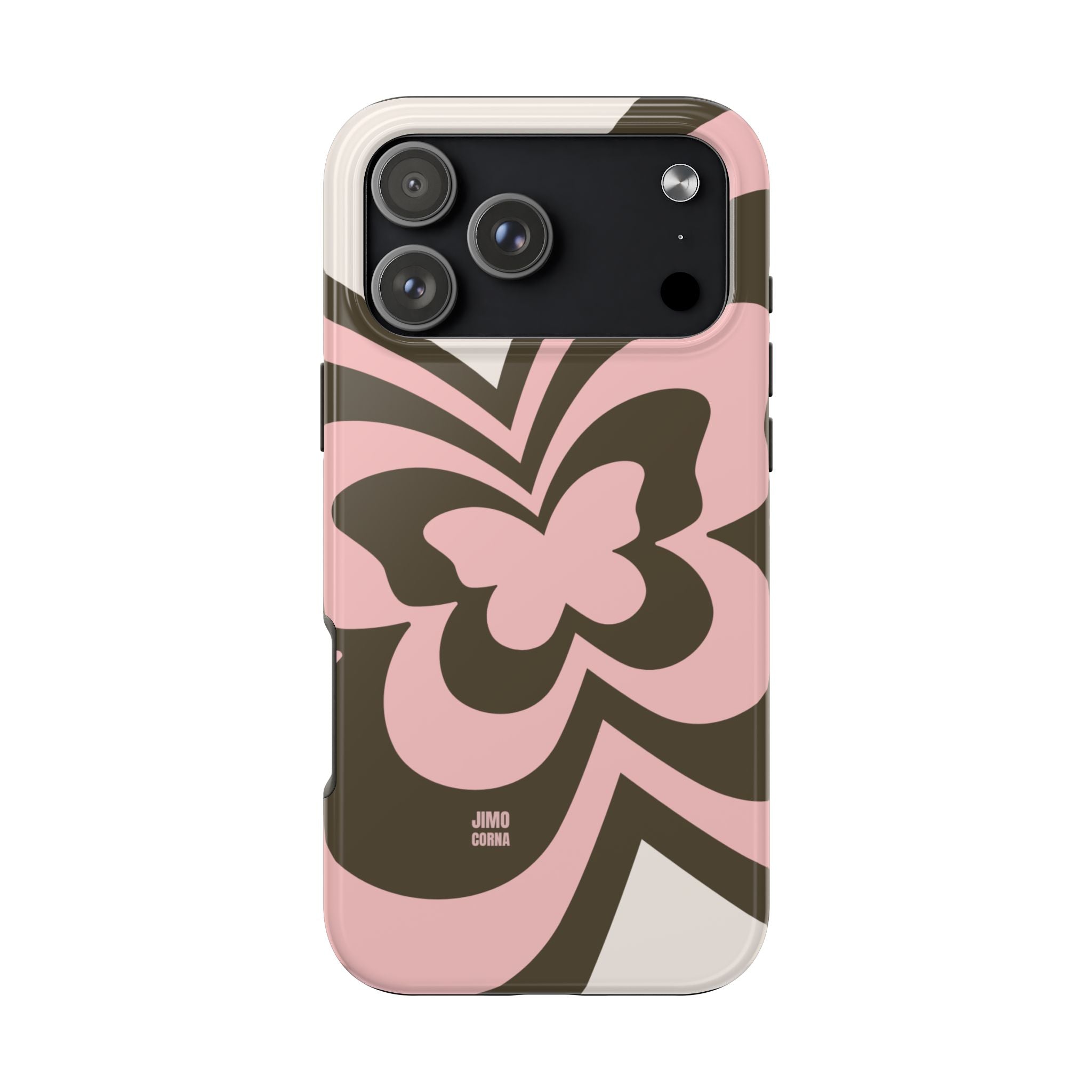 Pink Retro Butterfly