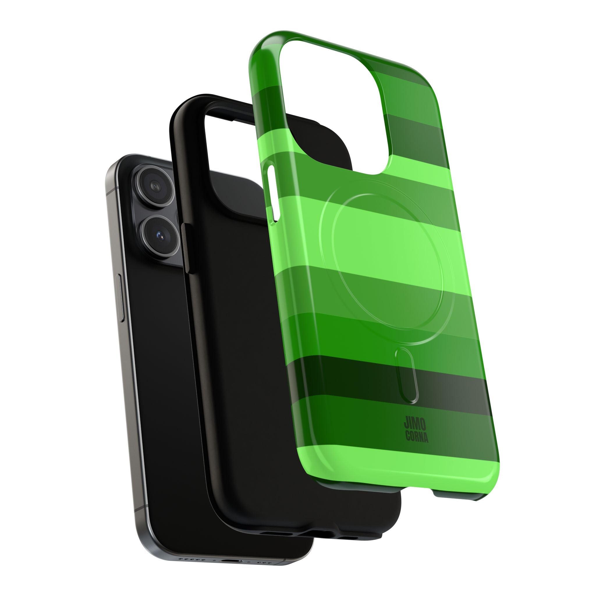 Matcha Stripe MagSafe iPhone Case