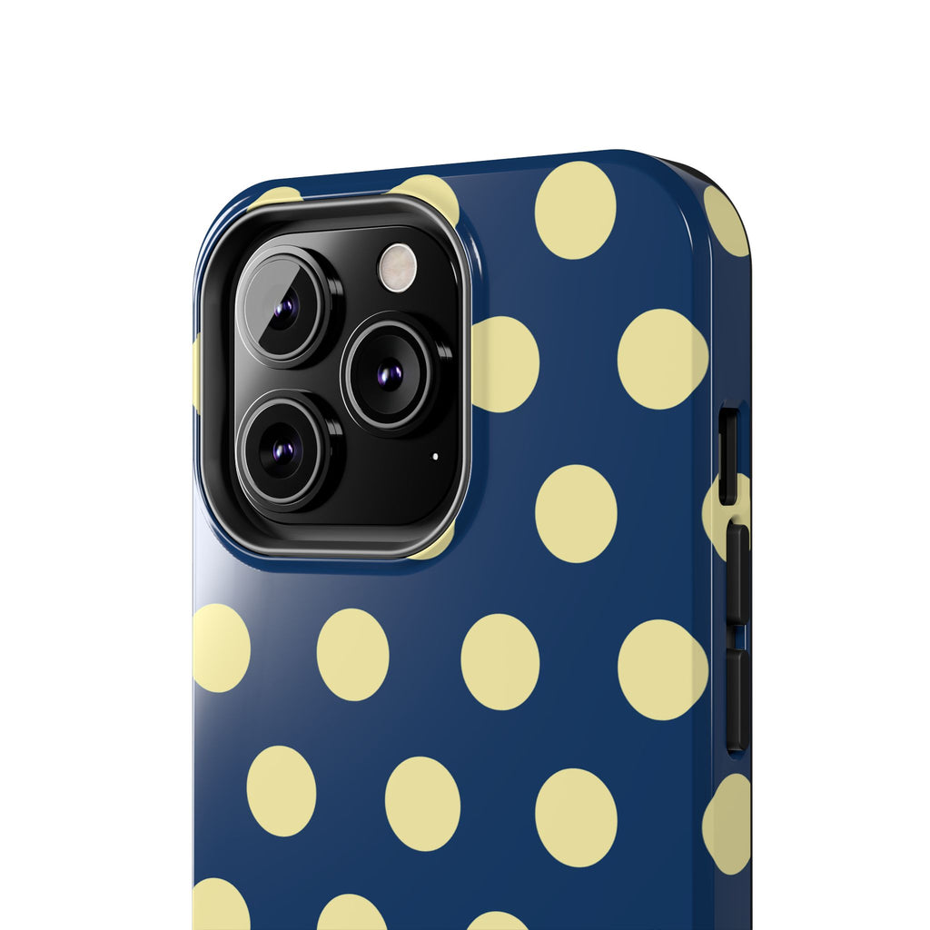 Big Polka Dot | Blue and Cream