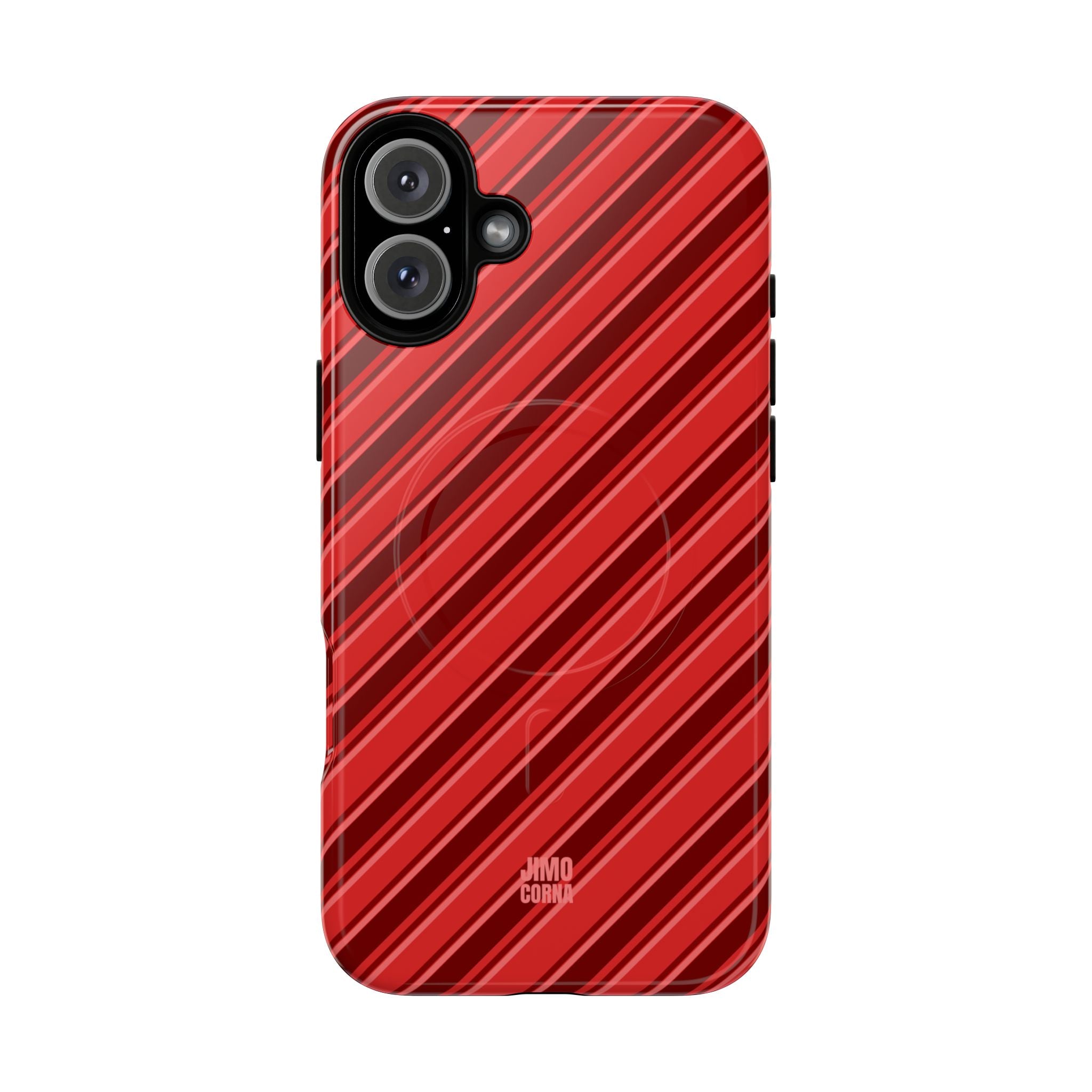 Angelina Stripes | Cherry - MagSafe iPhone Case