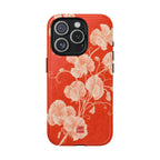 Red Flora MagSafe iPhone Case