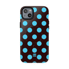 Big Polka Dot | Brown and Blue