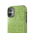 Holiday Knit | Green iPhone Case