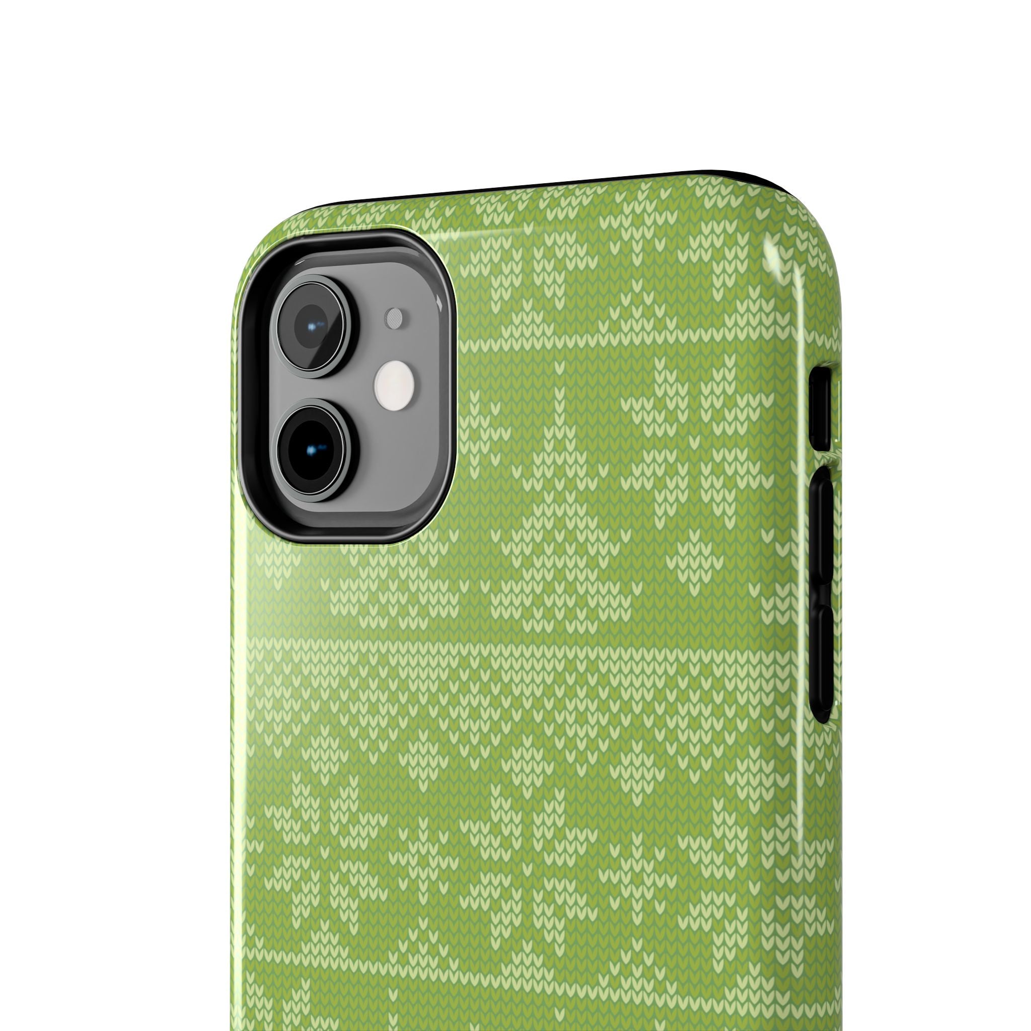 Holiday Knit | Green iPhone Case