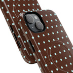Polka Dot | Brown and Blue
