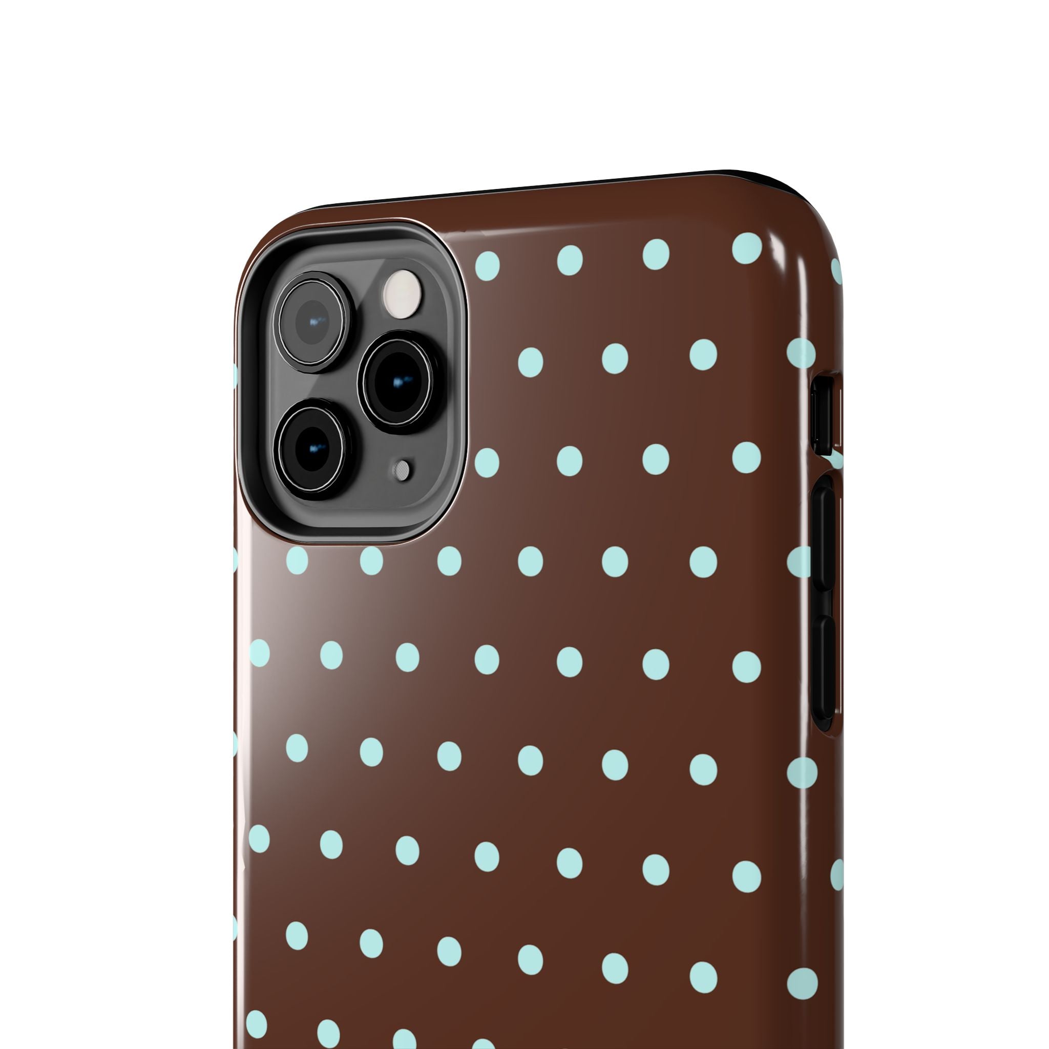 Polka Dot | Brown and Blue