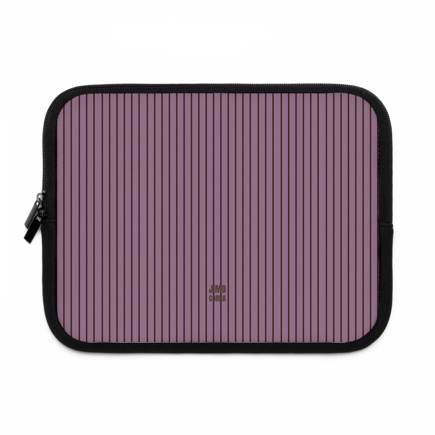 Plum Soft Stripes Laptop Sleeve