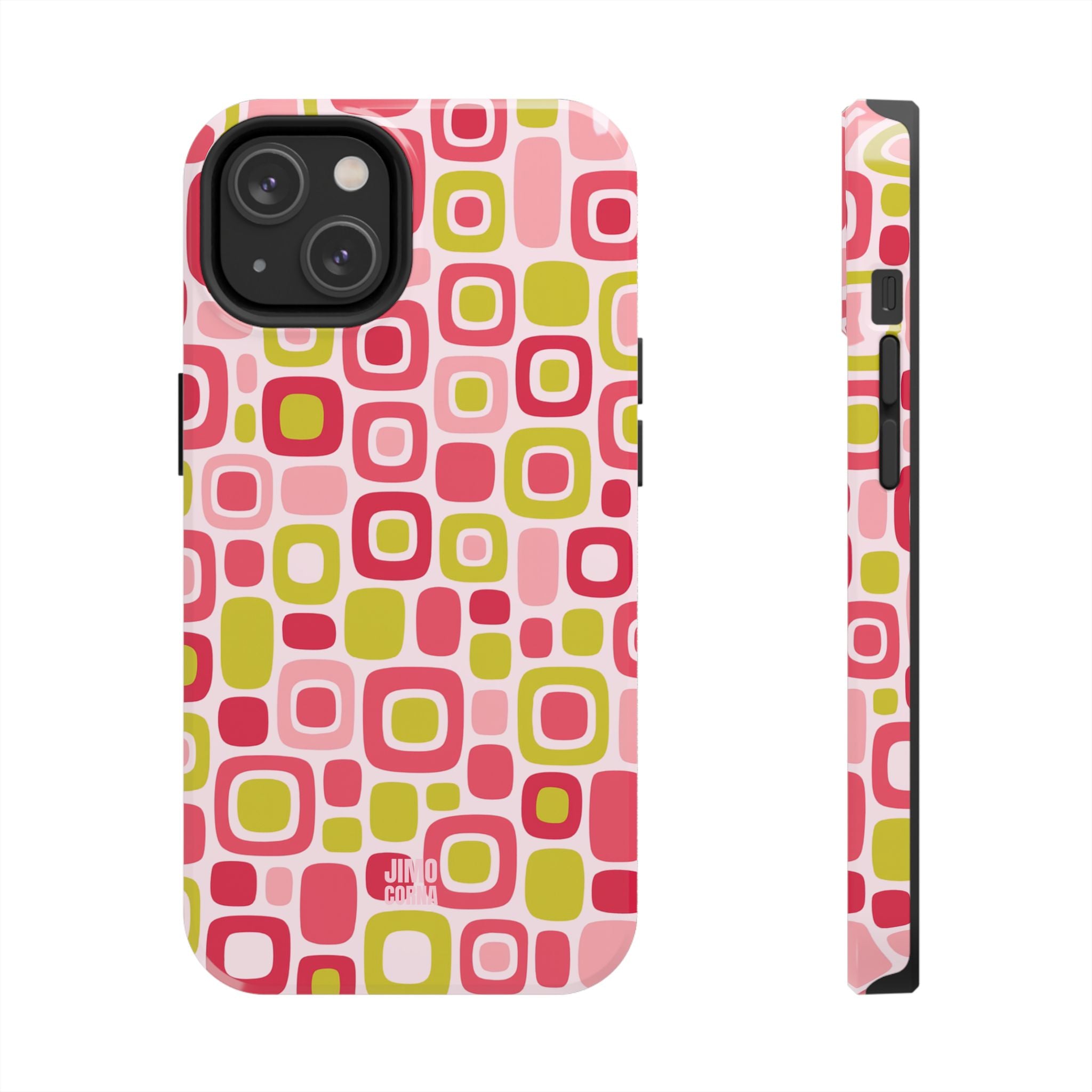 Bubble Pop Geometry iPhone Case
