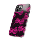 Hot Pink Retro Cherries