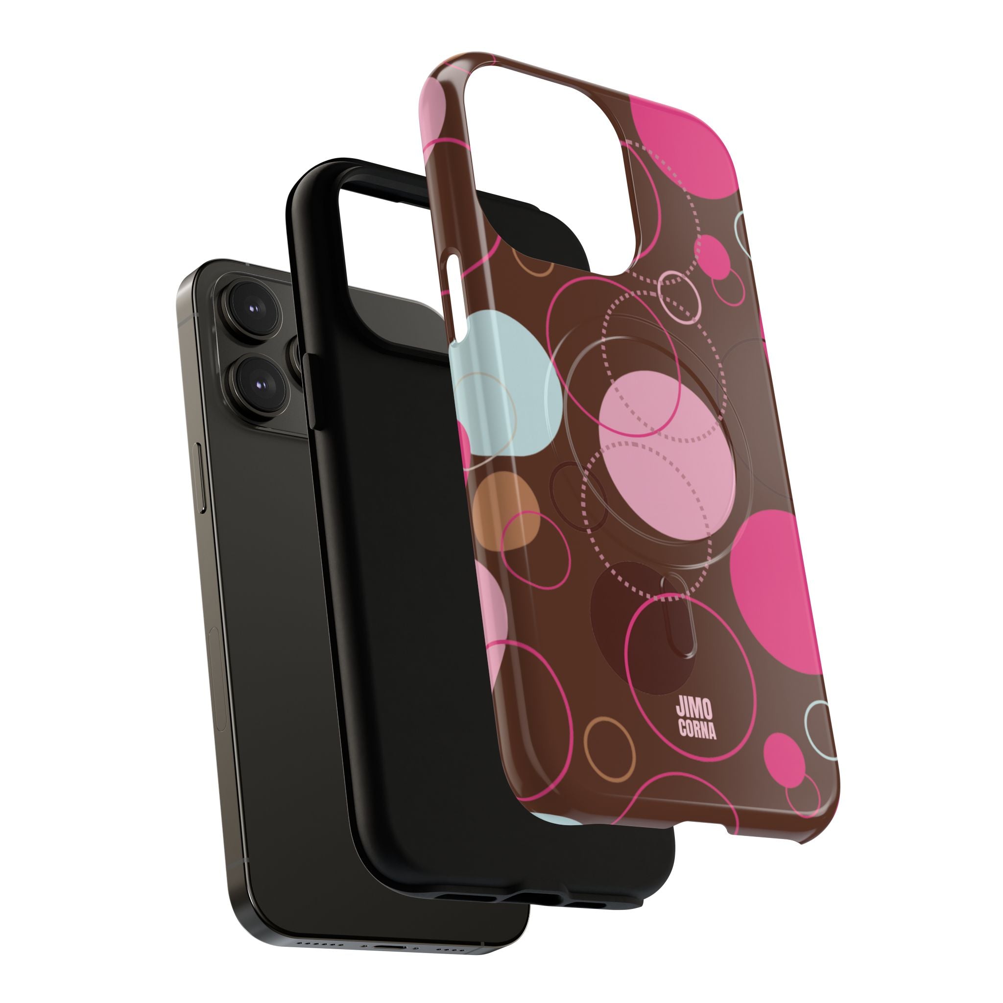 Spiral Pop MagSafe iPhone Case | Brown