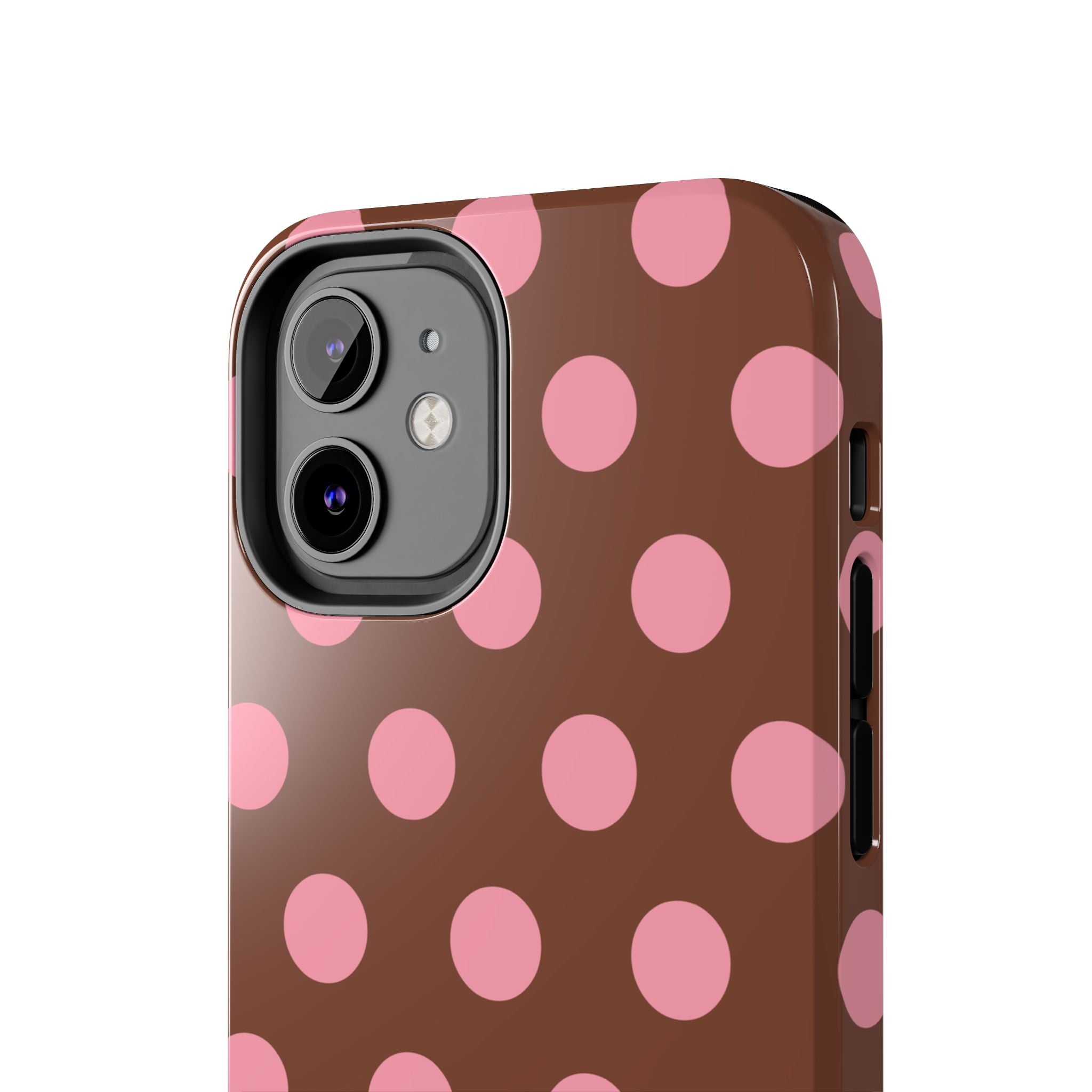Big Polka Dot | Brown and Pink
