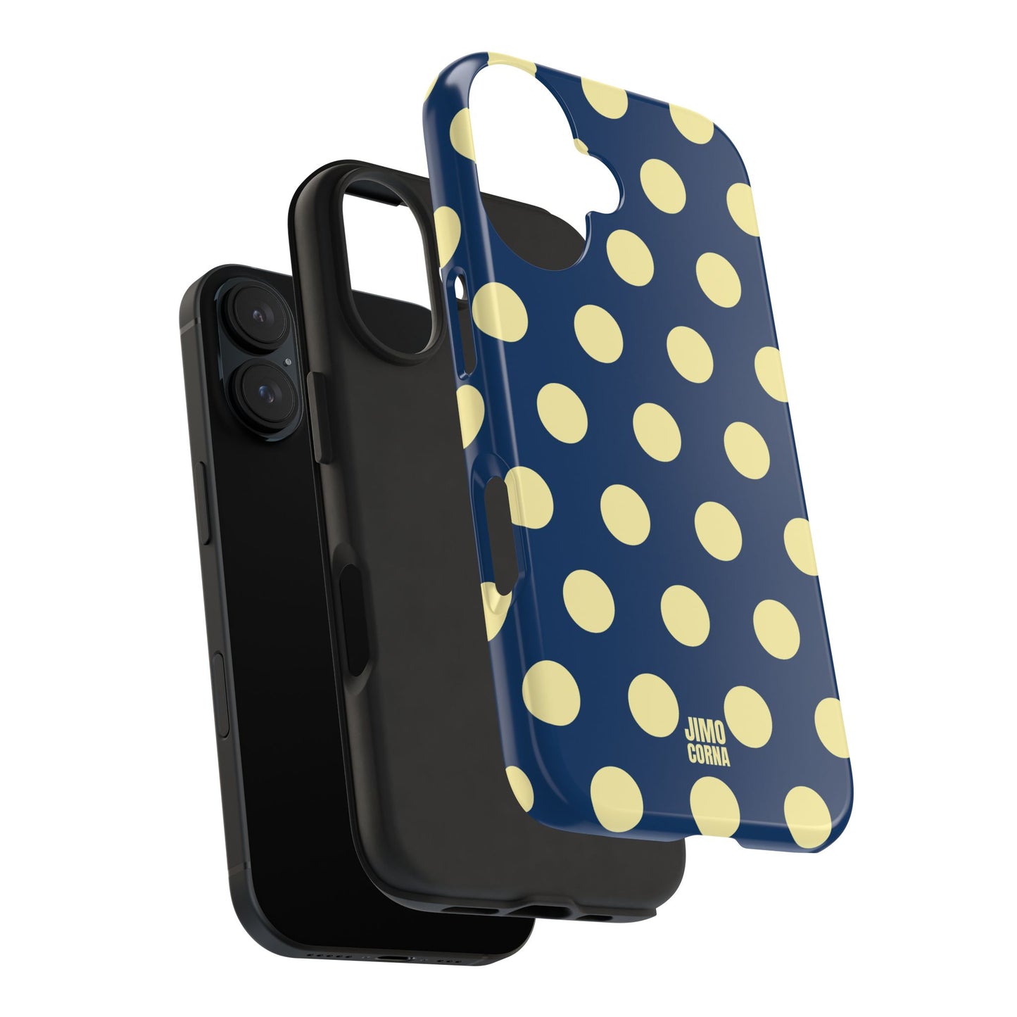 Big Polka Dot | Blue and Cream