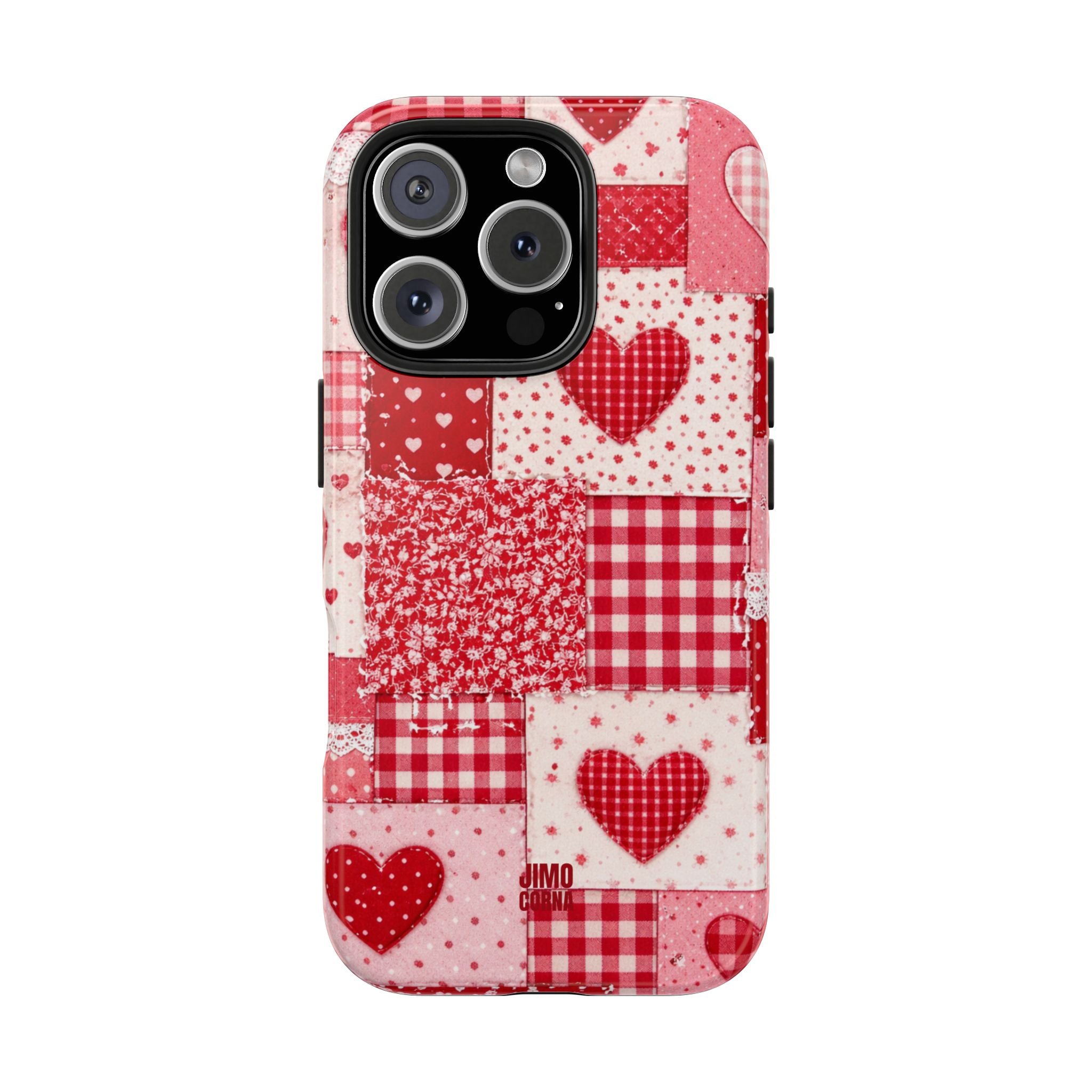 Patchwork Heart iPhone Case