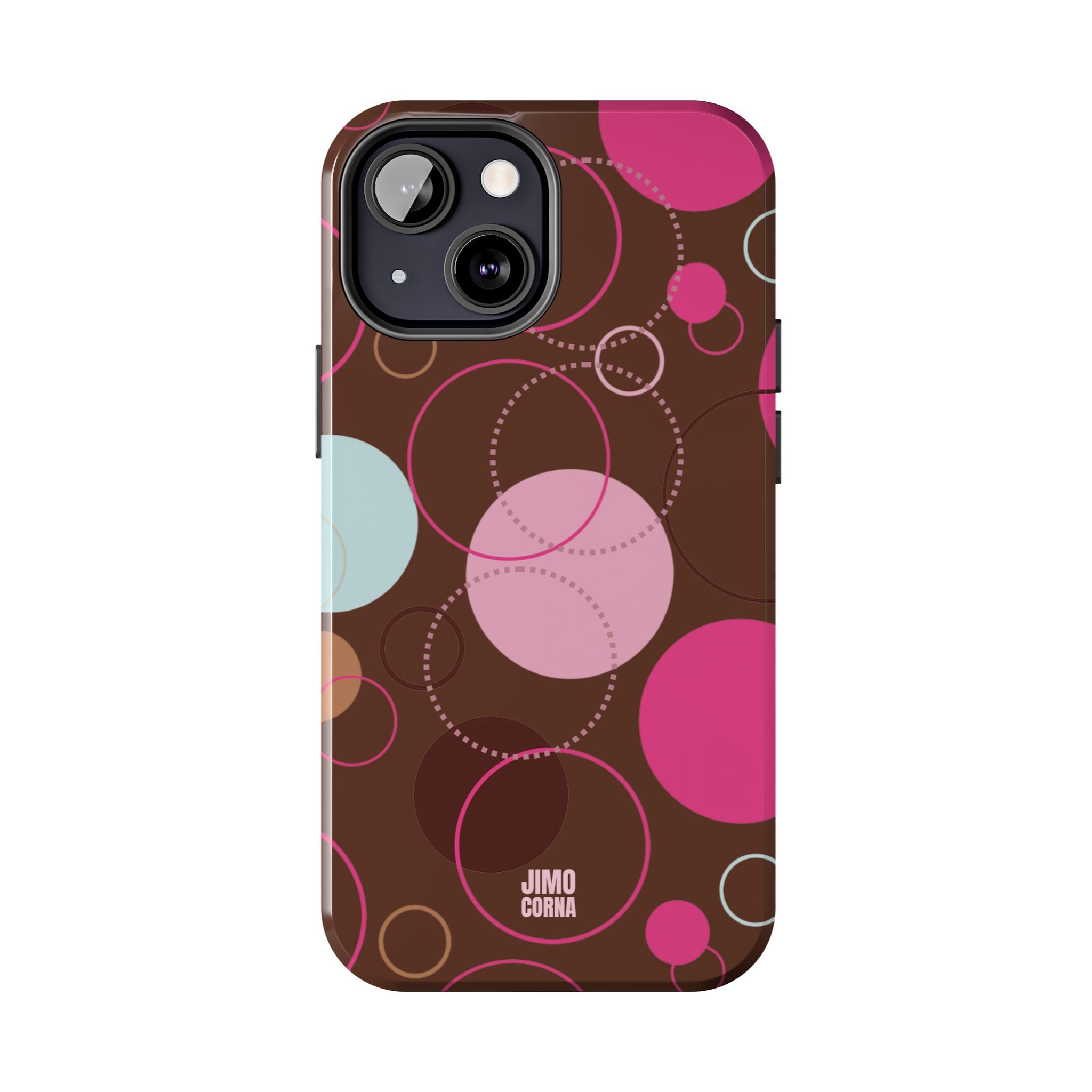 Spiral Pop iPhone Case | Brown