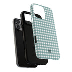 Farm Gingham MagSafe iPhone Case | Blue