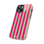 Lime Green and Pink Bold Stripes
