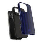 Bold Stripes iPhone Case | Navy Blue