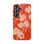 Red Flora Samsung Galaxy Case