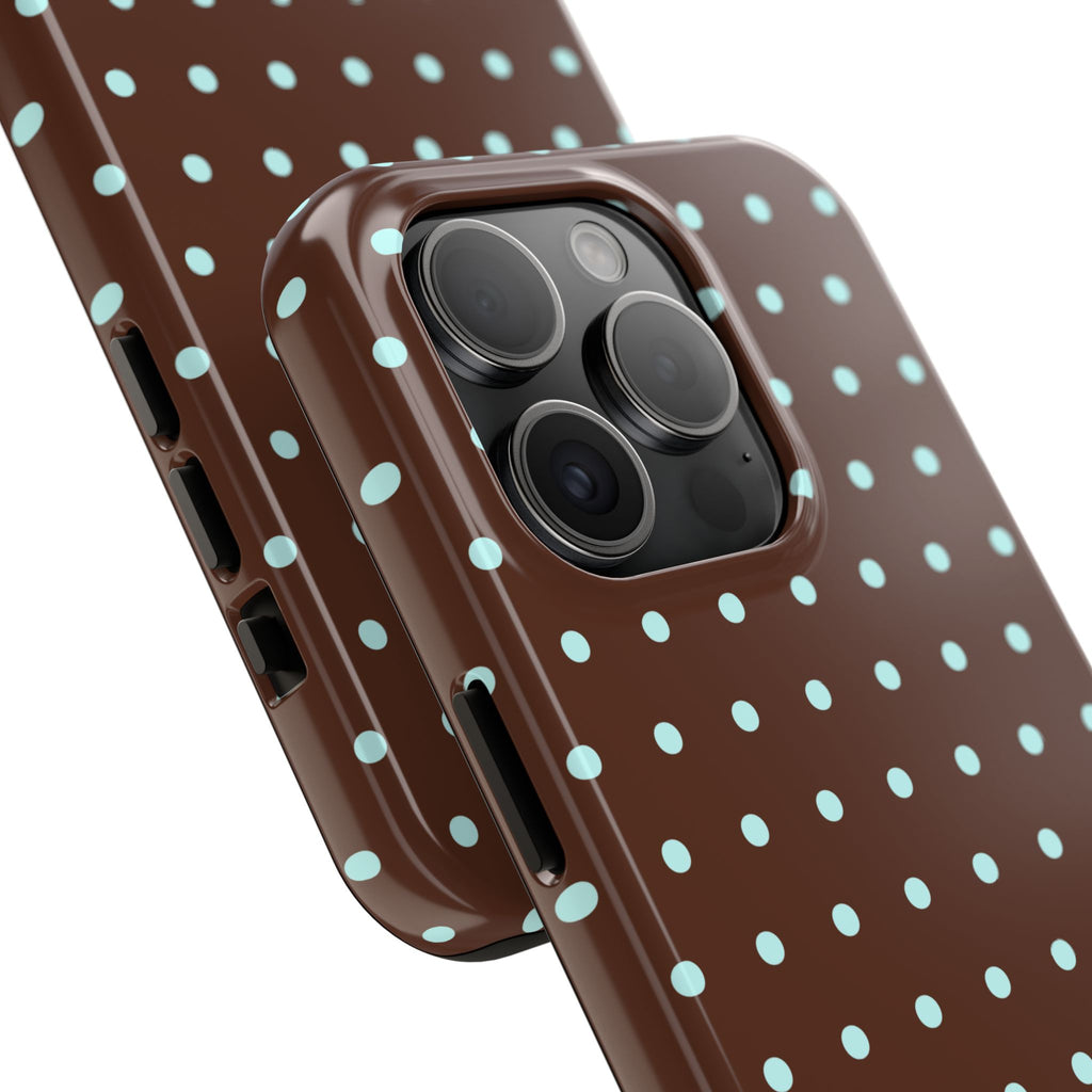 Polka Dot | Brown and Blue