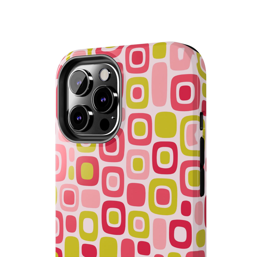 Bubble Pop Geometry iPhone Case