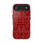 Holiday Knit | Red MagSafe iPhone Case